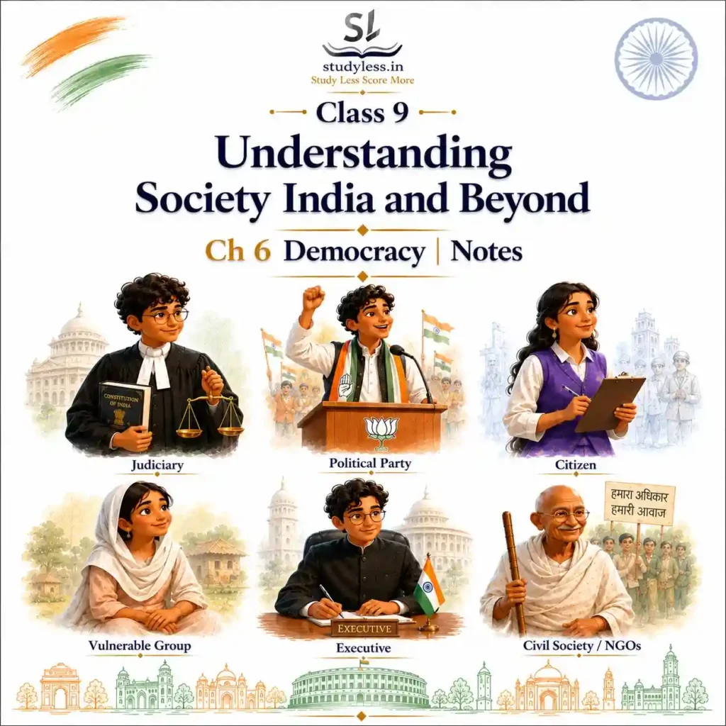 Democracy class 9 notes ch6